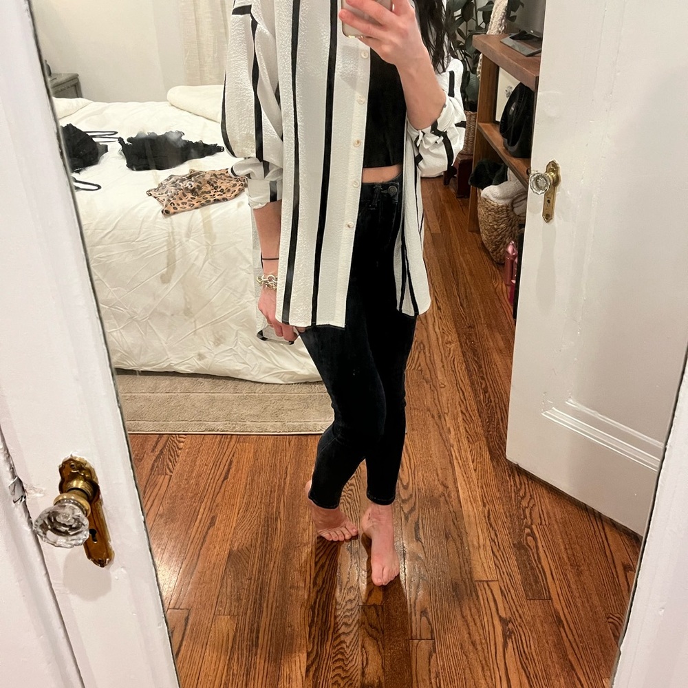 Striped Button down